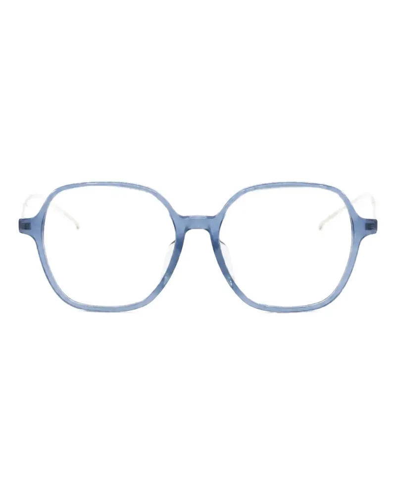 Jimmy Choo glitter-embellished square-frame glasses - Blau Blau