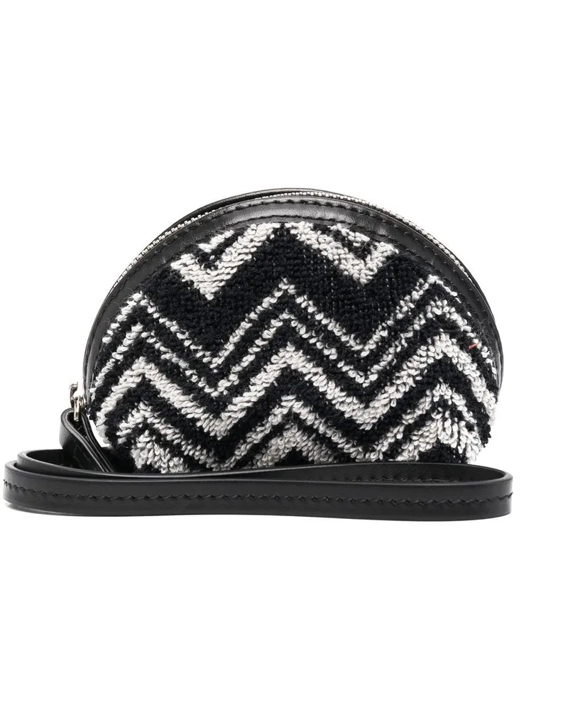 Missoni Home Portemonnaie mit Zickzackmuster - Schwarz Schwarz