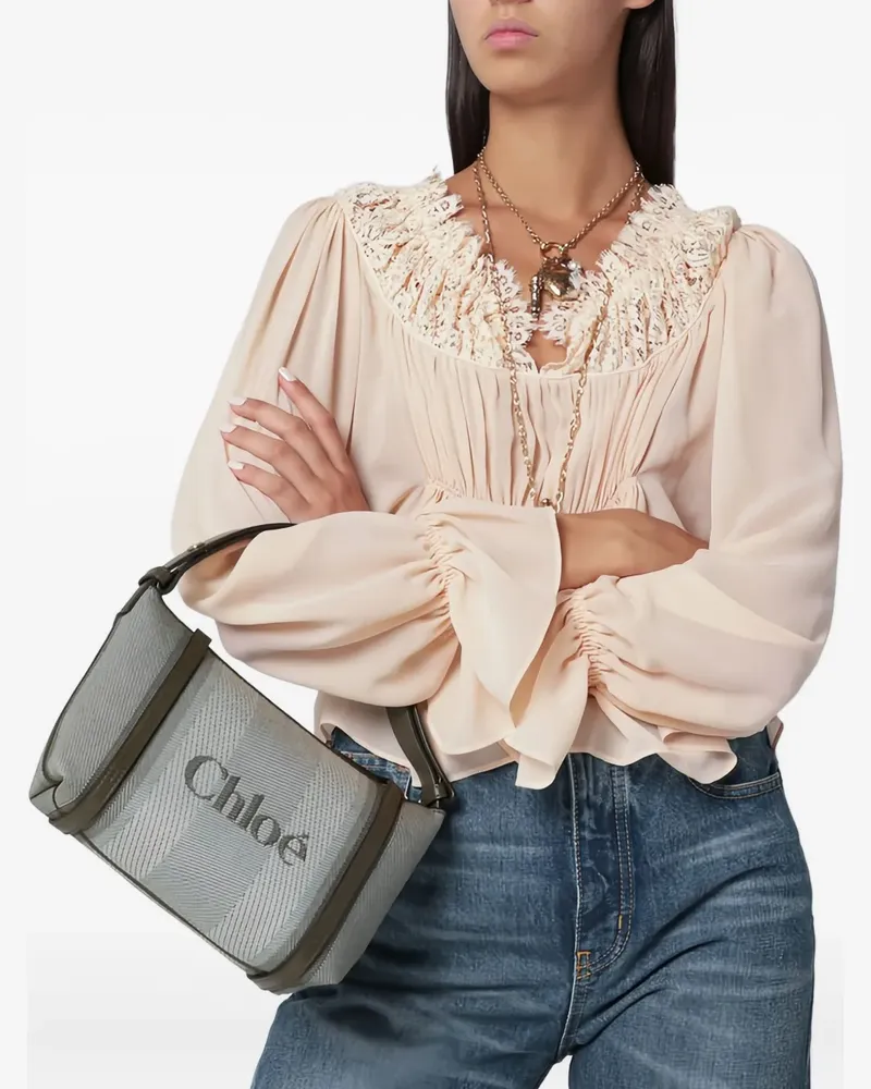 Chloé Carry Mini-Tasche - Grau Grau