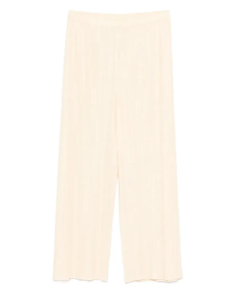 Issey Miyake Hose mit Bundfalten - Gelb Gelb
