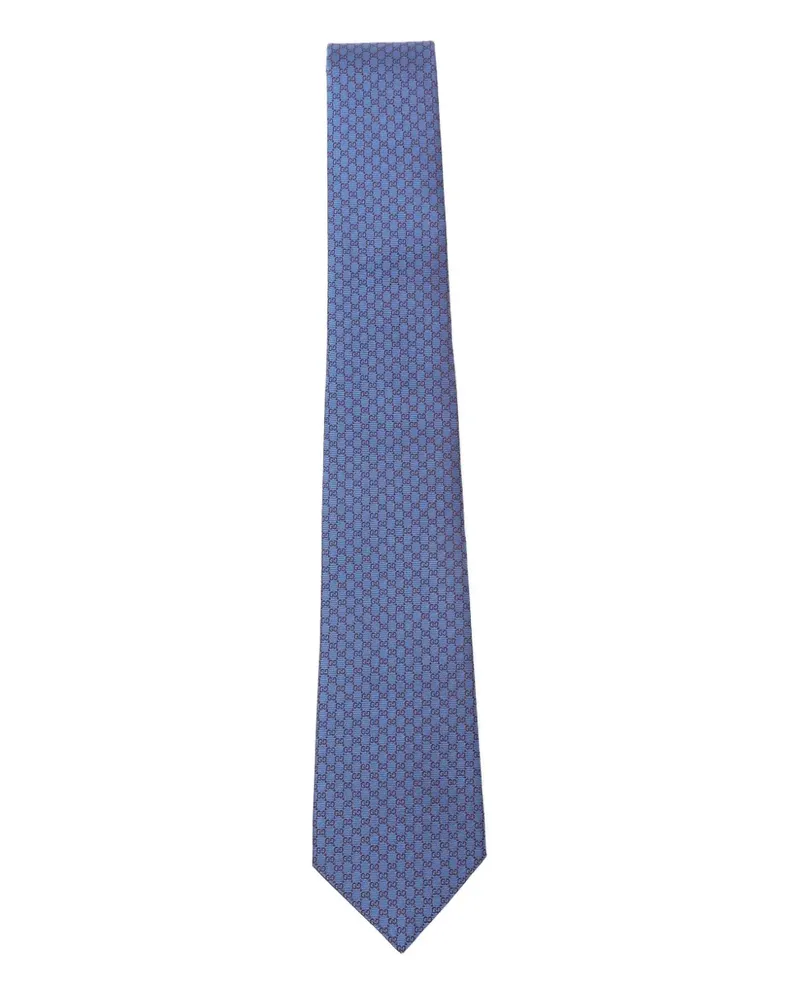Gucci Krawatte aus Seide - Blau Blau