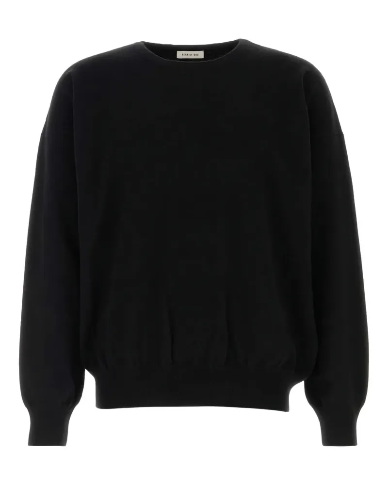 Fear of God Kaschmirpullover mit rundem Ausschnitt - Schwarz Schwarz