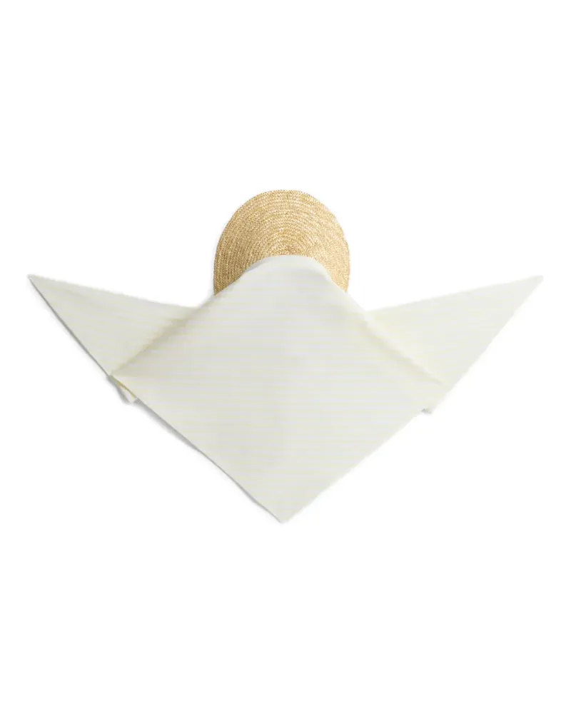 Patou Gestreifte Baseballkappe - Nude Nude