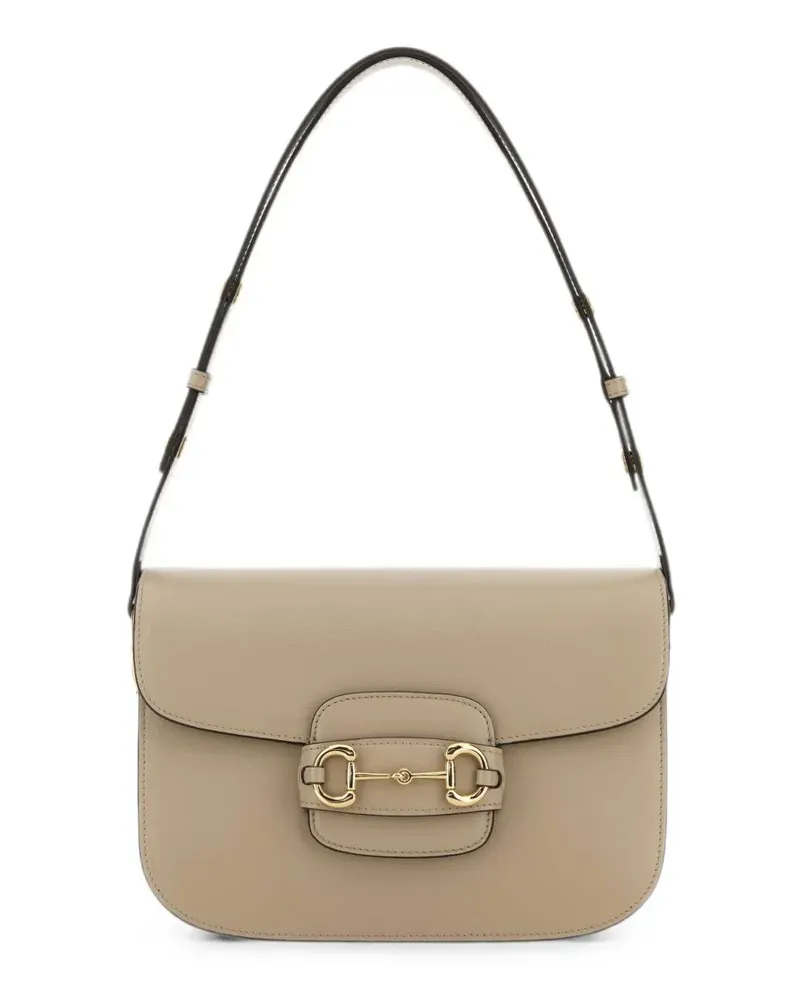 Gucci medium Horsebit 1955 leather shoulder bag - Nude Nude