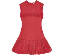 Kleid mit Rüschen - Rot