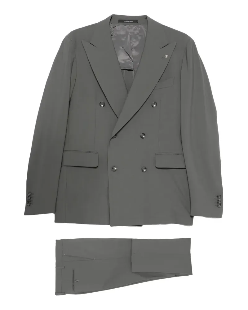 Tagliatore Doppelreihiger Anzug - Grau Grau