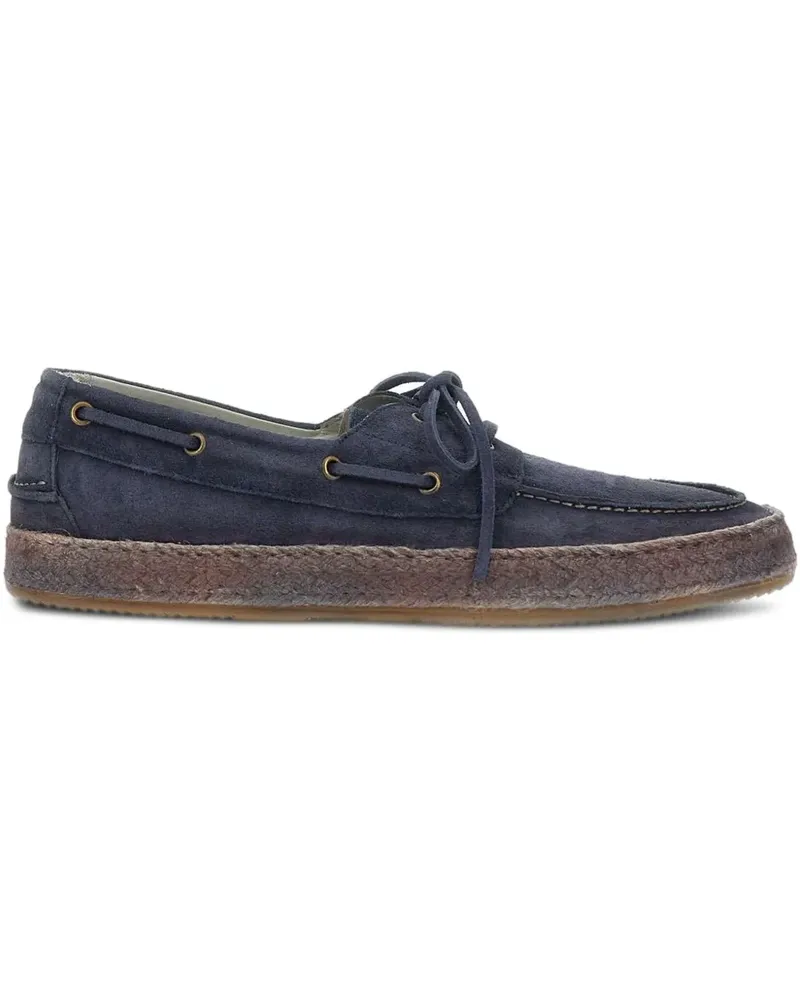 Corvari 1933 Loafer aus Velours - Blau Blau
