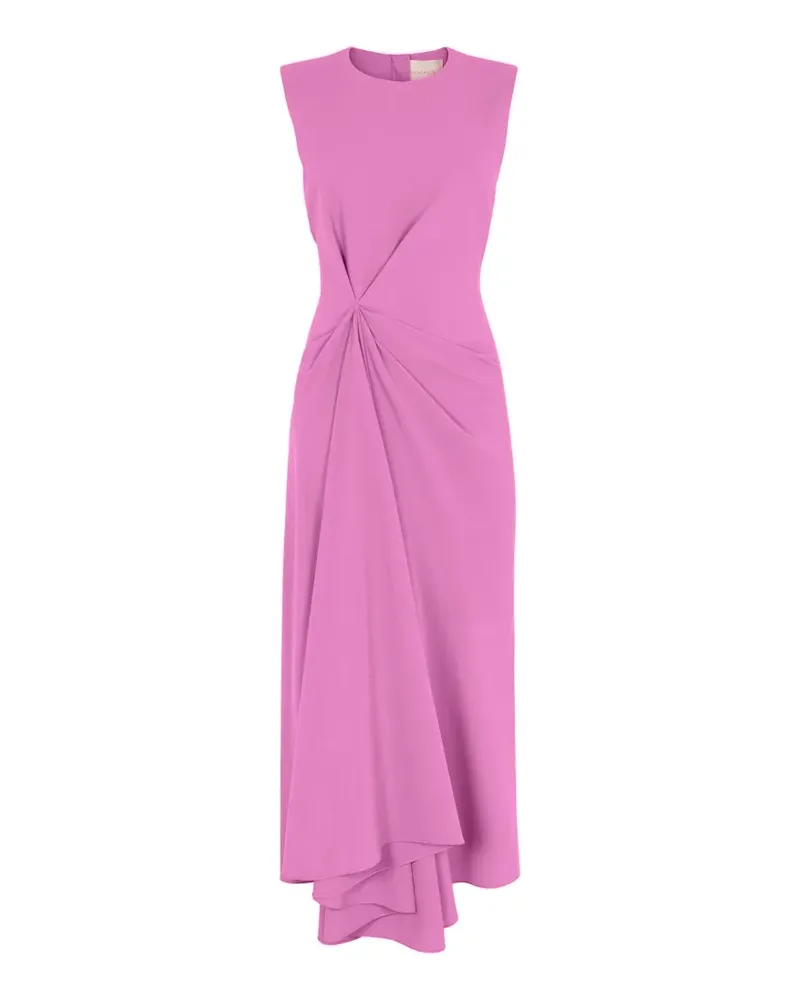 Roksanda Ilincic Ärmelloses Almas Midikleid - Rosa Rosa
