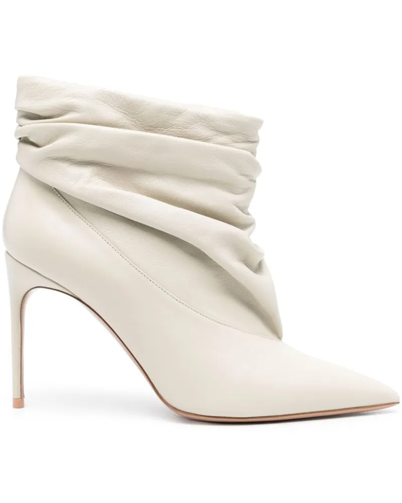 Malone Souliers x  Francesca Stiefel 100mm Nude