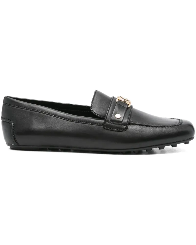 Michael Kors Loafer mit Logo-Schild - Schwarz Schwarz