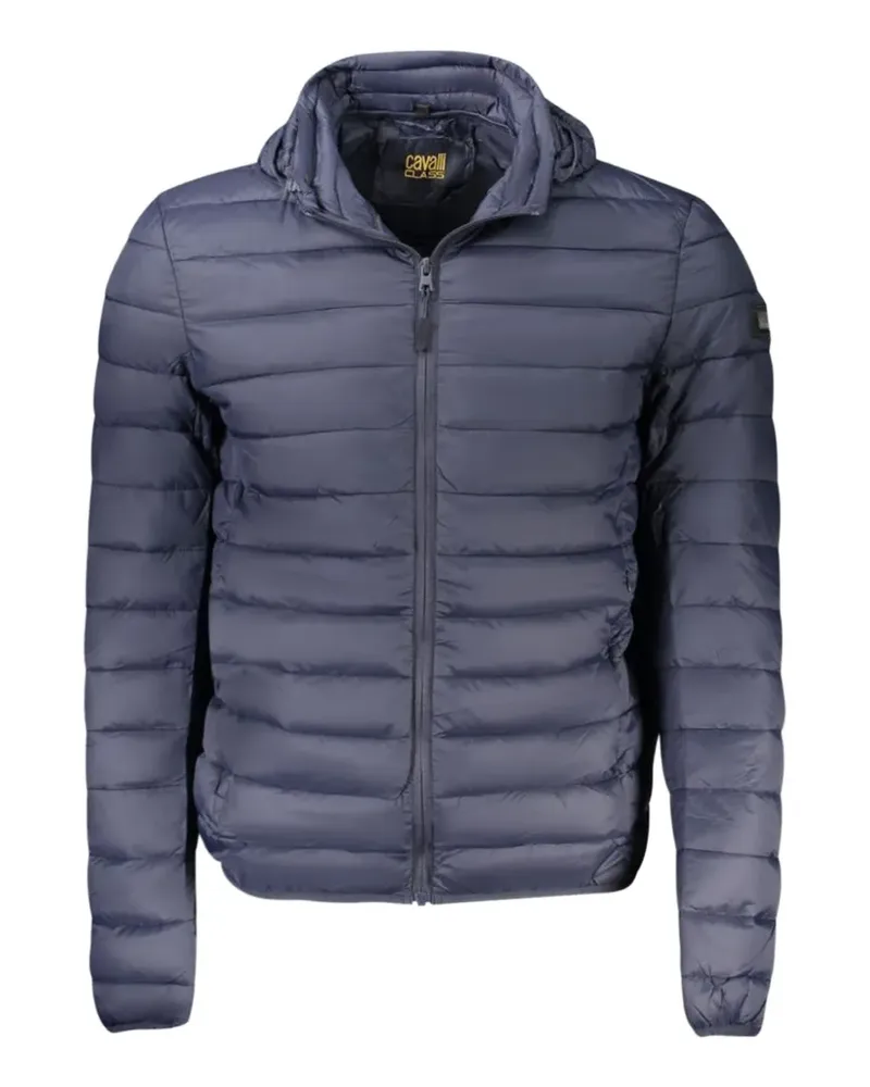Roberto Cavalli padded horizontal-quilting jacket - Blau Blau