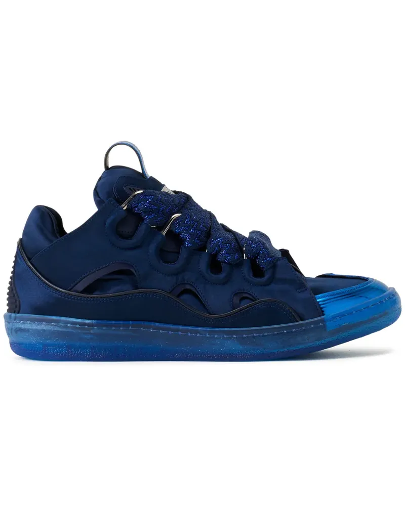 Lanvin Sneakers mit Metallic-Kappe - Blau Blau