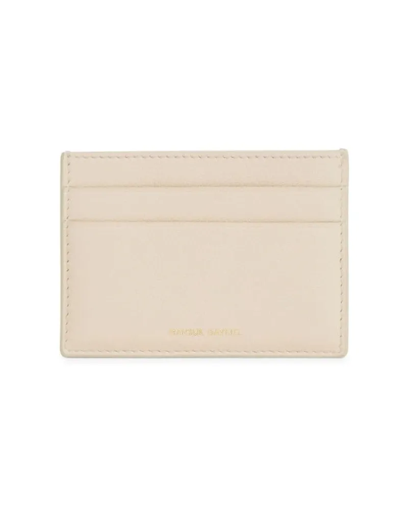 Mansur Gavriel Kartenetui mit Logo-Stempel - Nude Nude
