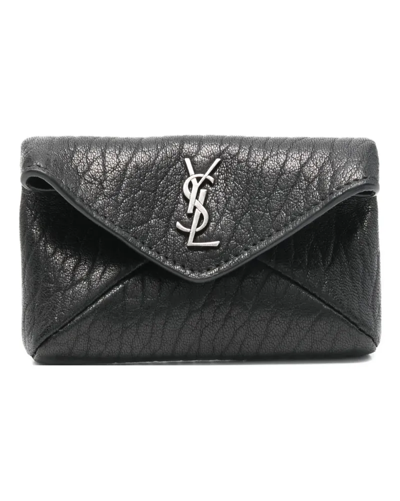 Saint Laurent Micro Cassandre Portemonnaie - Schwarz Schwarz