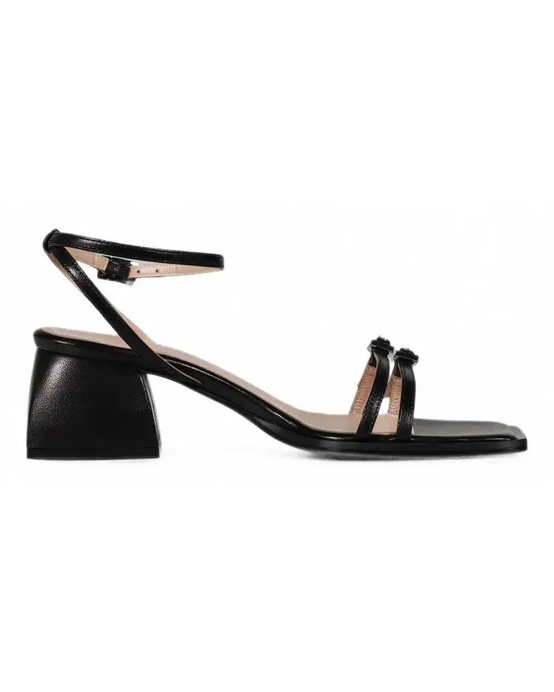 NODALETO Bulla Laetitia buckle-strap sandals - Schwarz Schwarz
