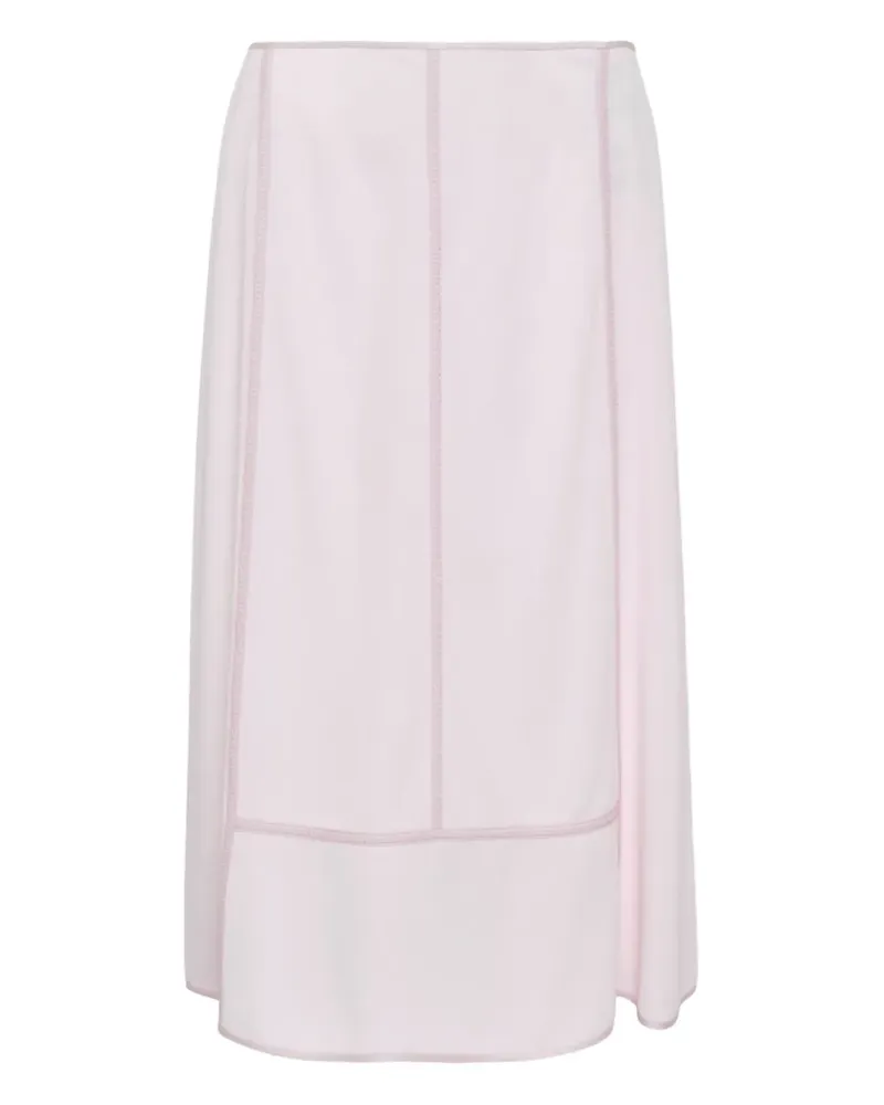 Jil Sander Rock mit Einsätzen - Rosa Rosa