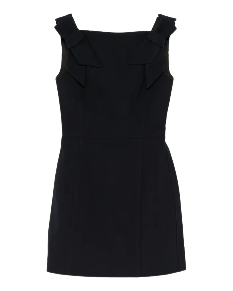 SHUSHU/TONG bow-detailed sleeveless dress - Blau Blau