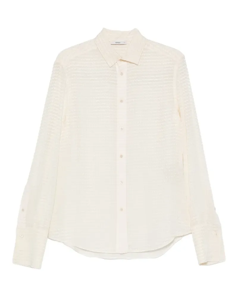 Fendi long-sleeves shirt - Nude Nude
