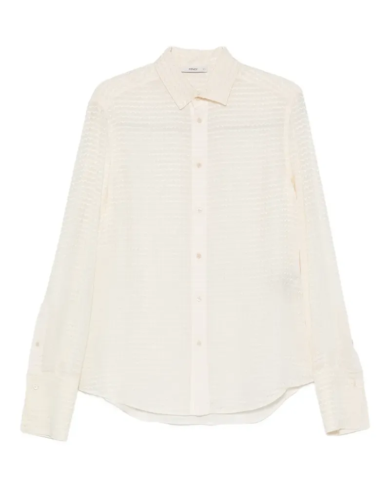 Fendi long-sleeves shirt - Nude Nude