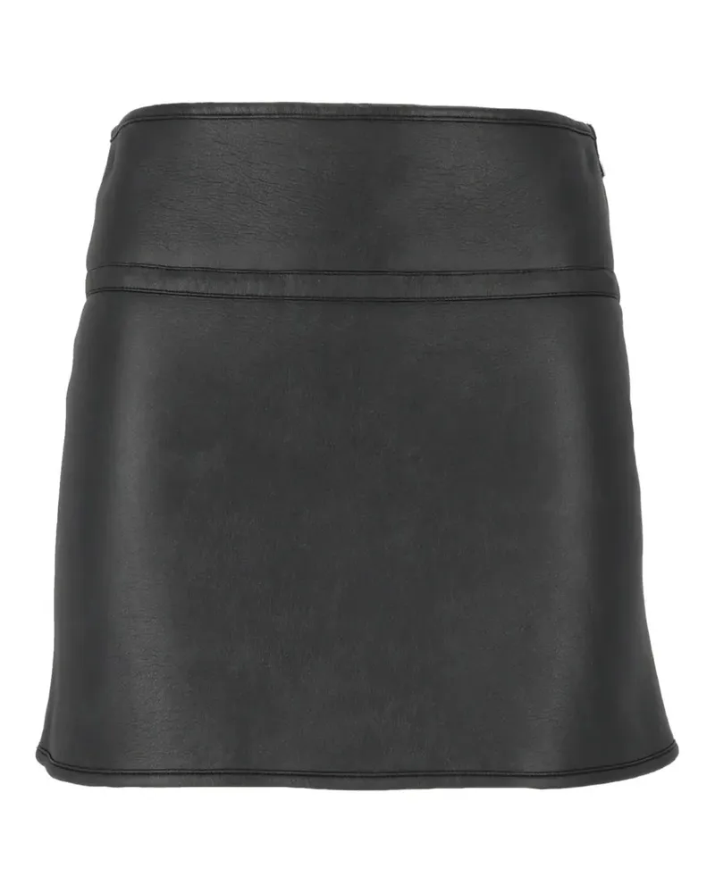 Ermanno Scervino high-waisted zip-fastening mini skirt - Schwarz Schwarz