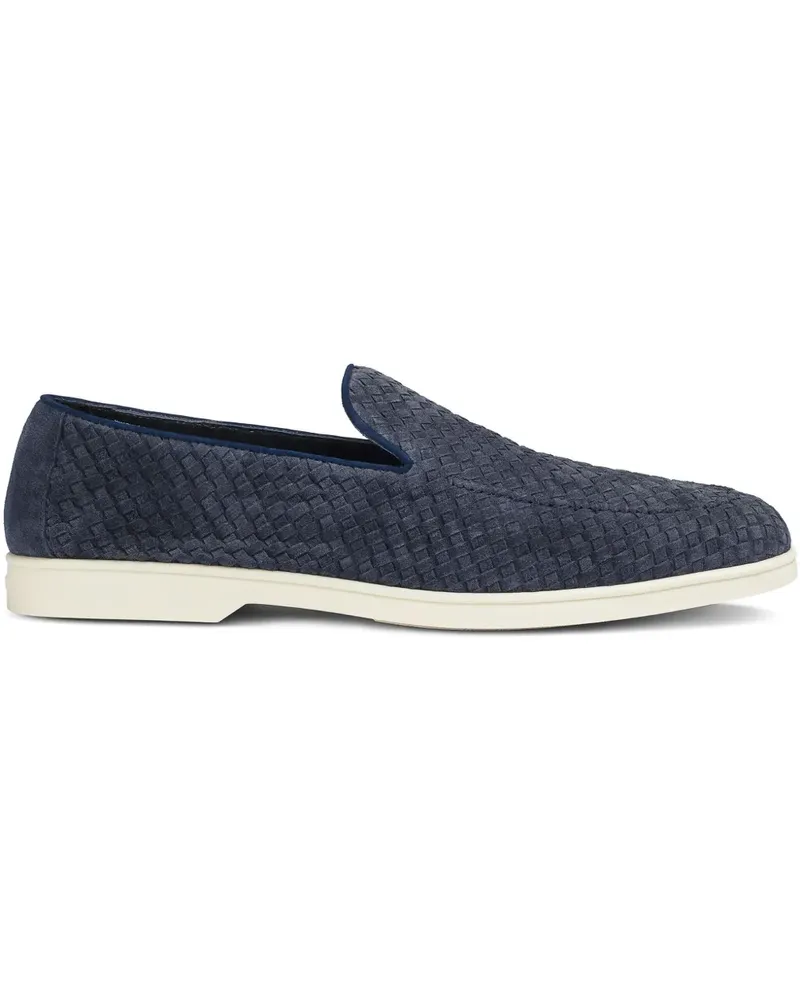 Doucal´s Loafer aus Wildleder - Blau Blau