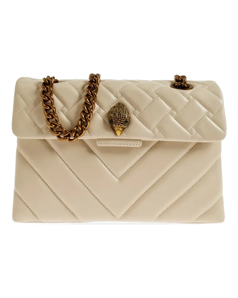 Kurt Geiger Kensington quilted leather shoulder bag - Nude Nude