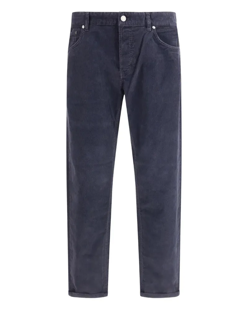 PT TORINO Five-Pocket-Hose aus Cord - Blau Blau