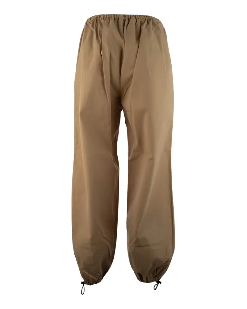 Miu Miu Hose mit Kordelzug - Braun Braun