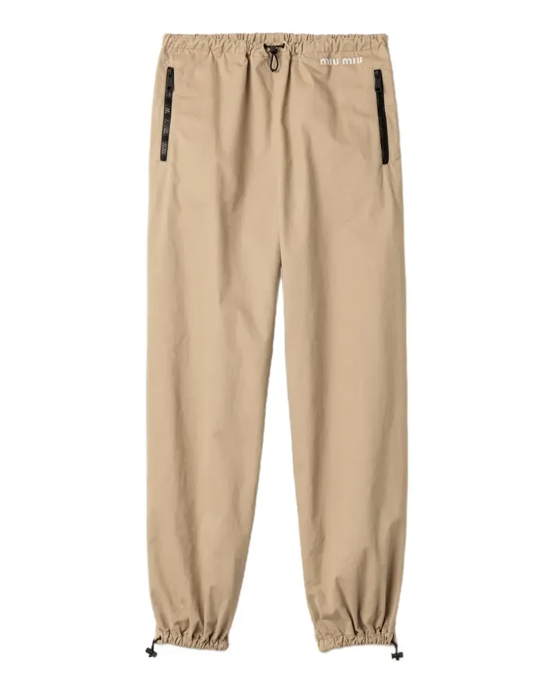 Miu Miu Ausgeblichene Hose - Braun Braun