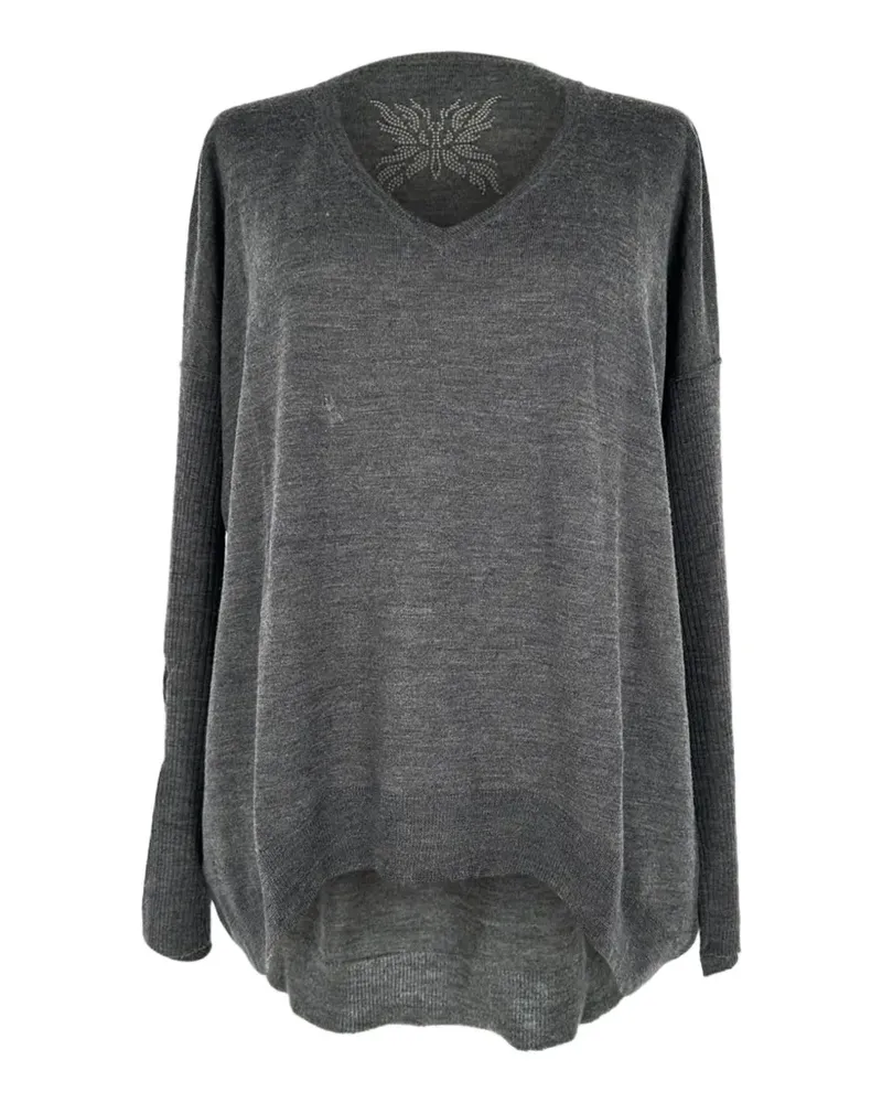 Zadig & Voltaire 2020s Pullover mit V-Ausschnitt - Grau Grau