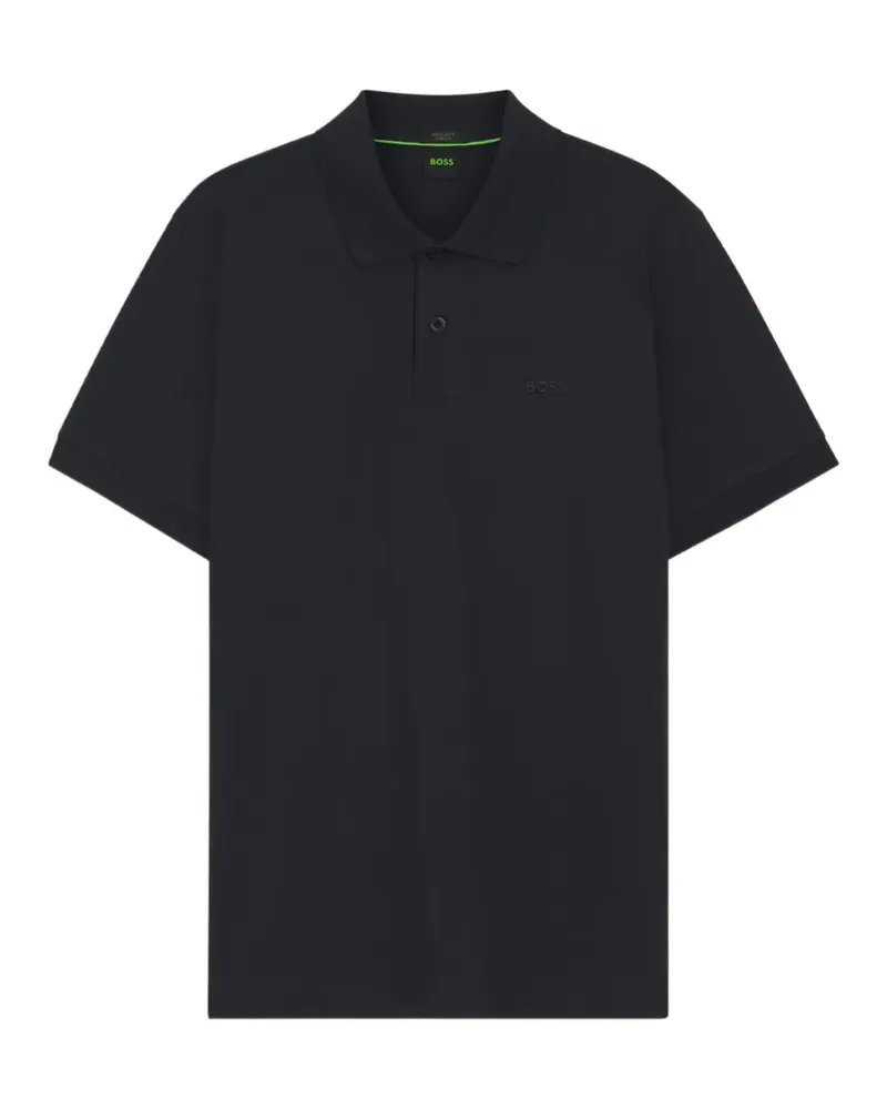 HUGO BOSS Poloshirt mit Logo-Stickerei - Blau Blau