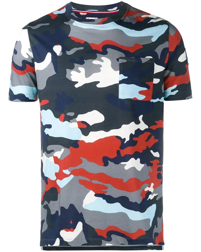 Moncler T-Shirt mit Camouflage-Print - Mehrfarbig Mehrfarbig