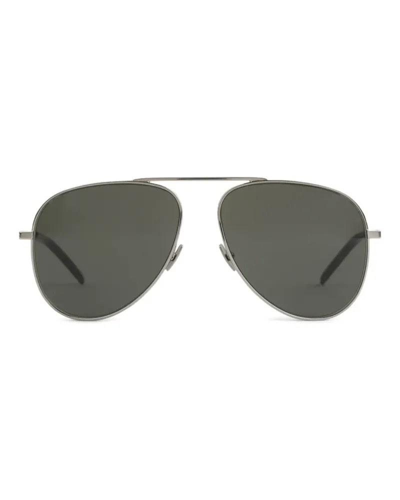 Saint Laurent Getönte Pilotenbrille - Silber Silber