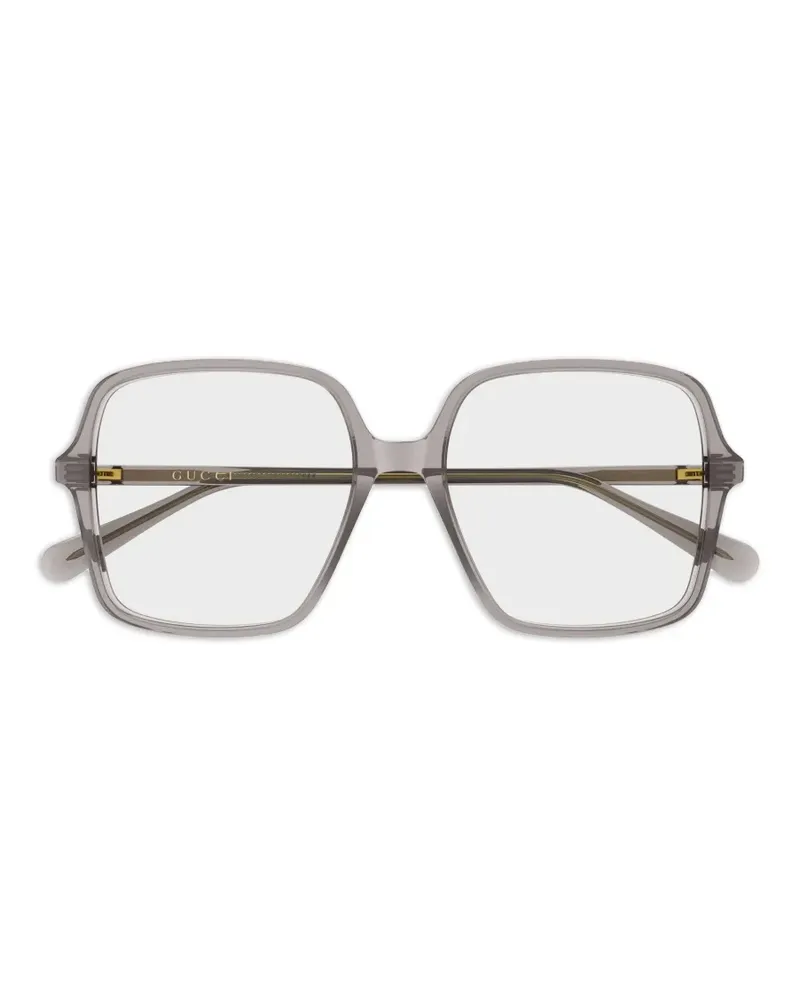 Gucci logo-detail glasses - Grau Grau