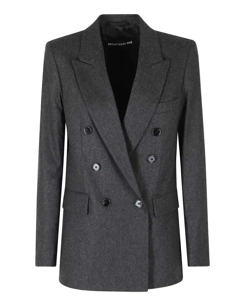 Department 5 Doppelreihiger Ari New Blazer - Grau Grau