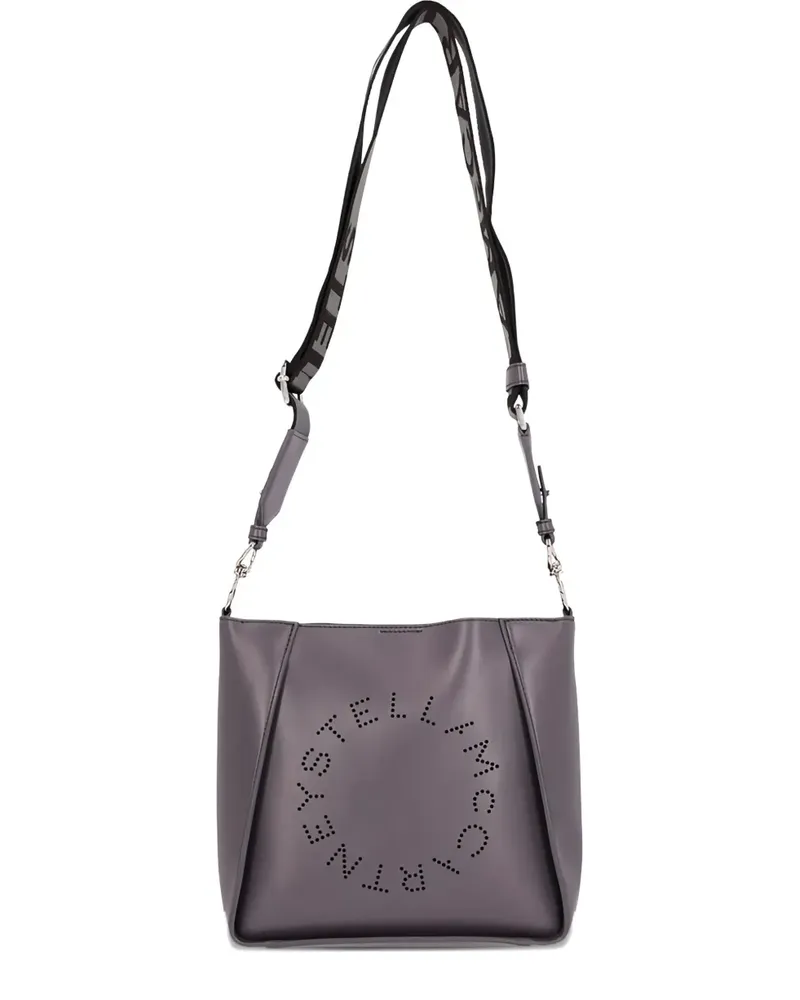 Stella McCartney Umhängetasche mit rundem Logo - Braun Braun