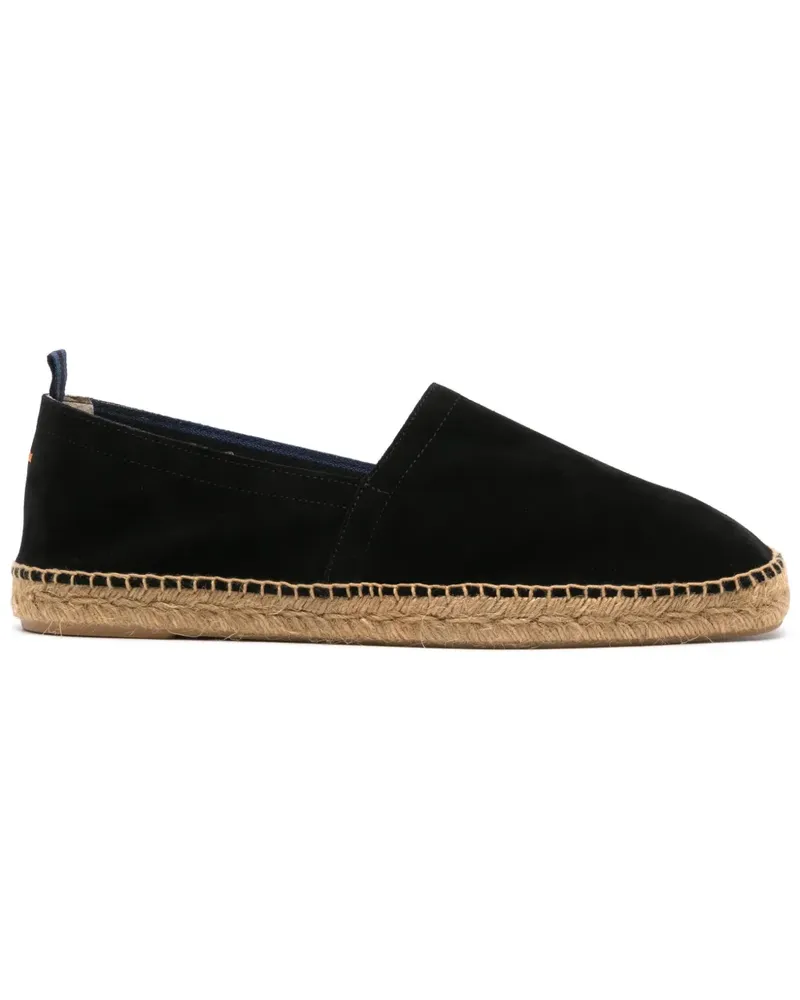 Castañer Pablo Espadrilles aus Wildleder - Schwarz Schwarz