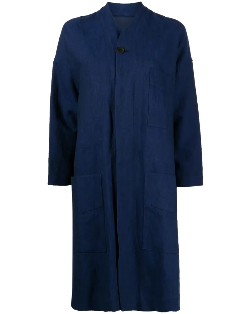 Toogood The Docker Mantel - Blau Blau