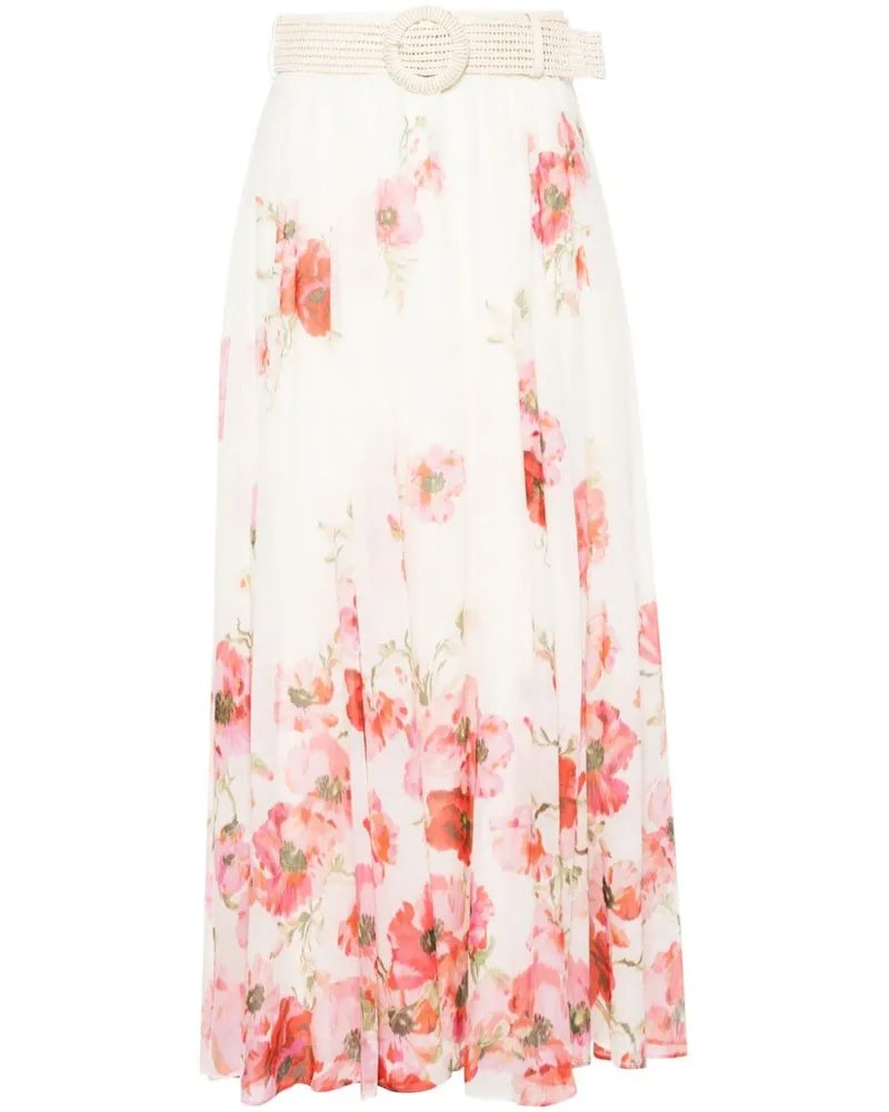 Zimmermann Lightburst Maxirock - Nude Nude