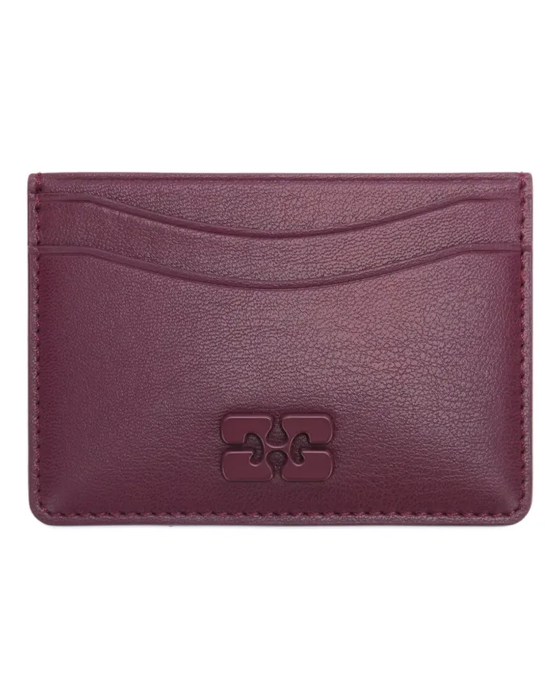 Ganni Kartenetui mit Logo-Detail - Violett Violett