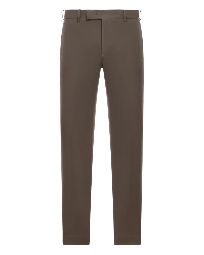 PT TORINO Rebel cotton trousers - Braun Braun