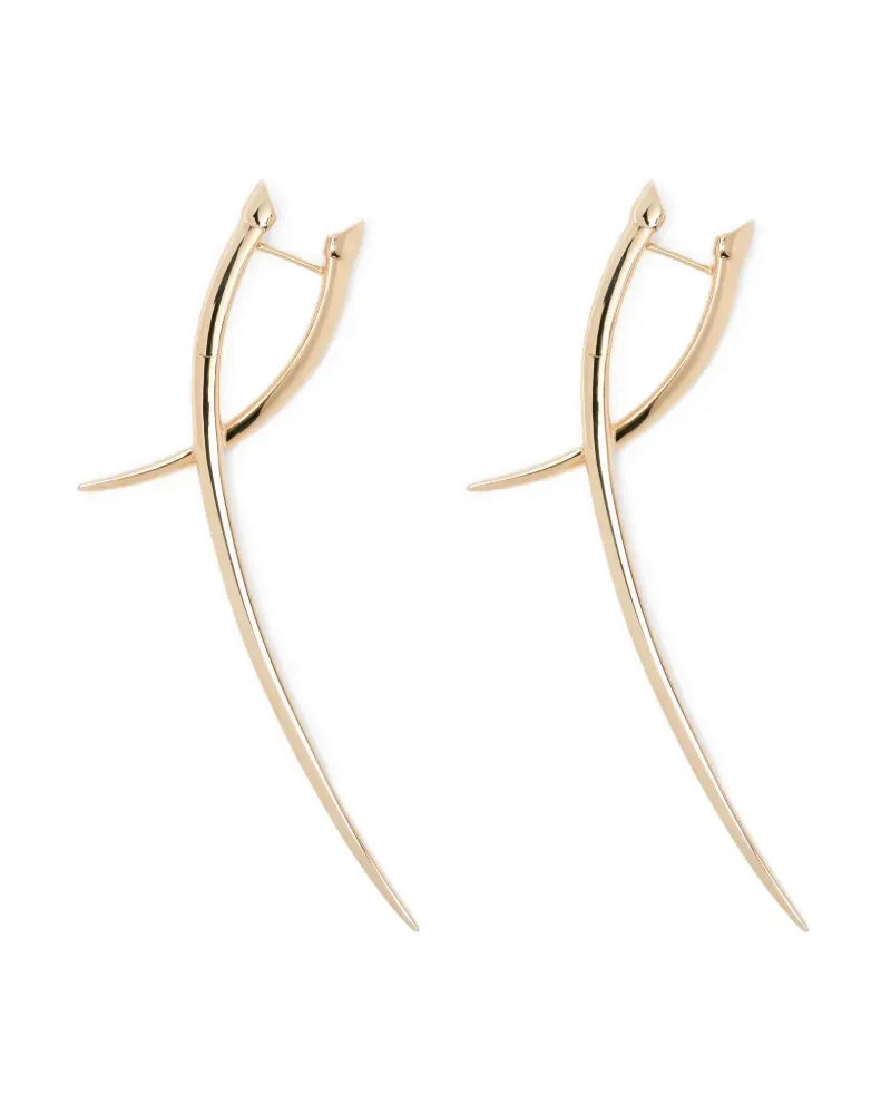 Shaun Leane Sabre Statement Crossover earring - Gold Gold