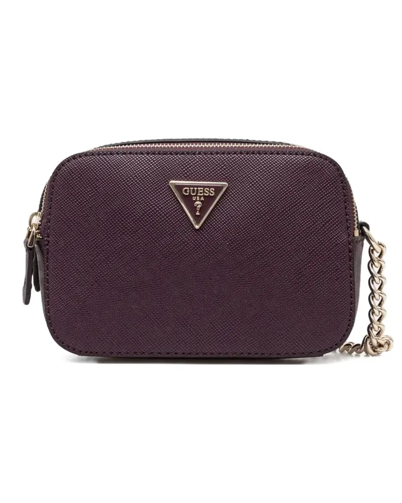 Guess Umhängetasche aus Leder - Violett Violett