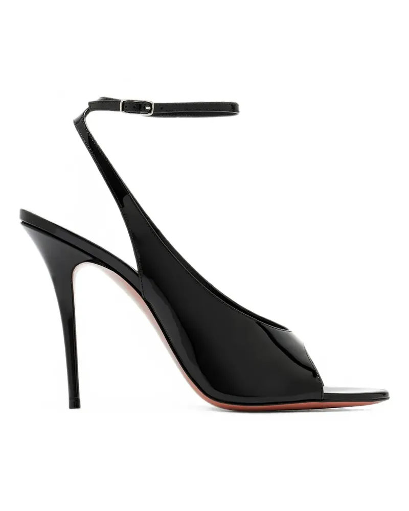 Amina Muaddi Anok patent-leather sandals - Schwarz Schwarz