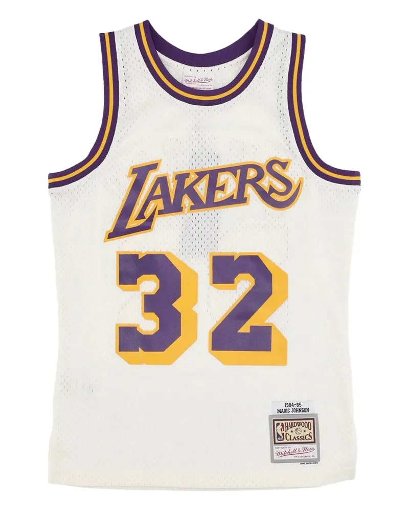 Mitchell & Ness Lakers 1984 "Magic Johnson" Tanktop - Weiß Weiß