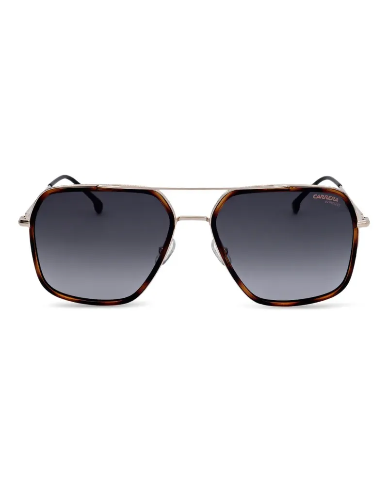 Carrera Sonnenbrille mit geometrischem Gestell - Braun Braun