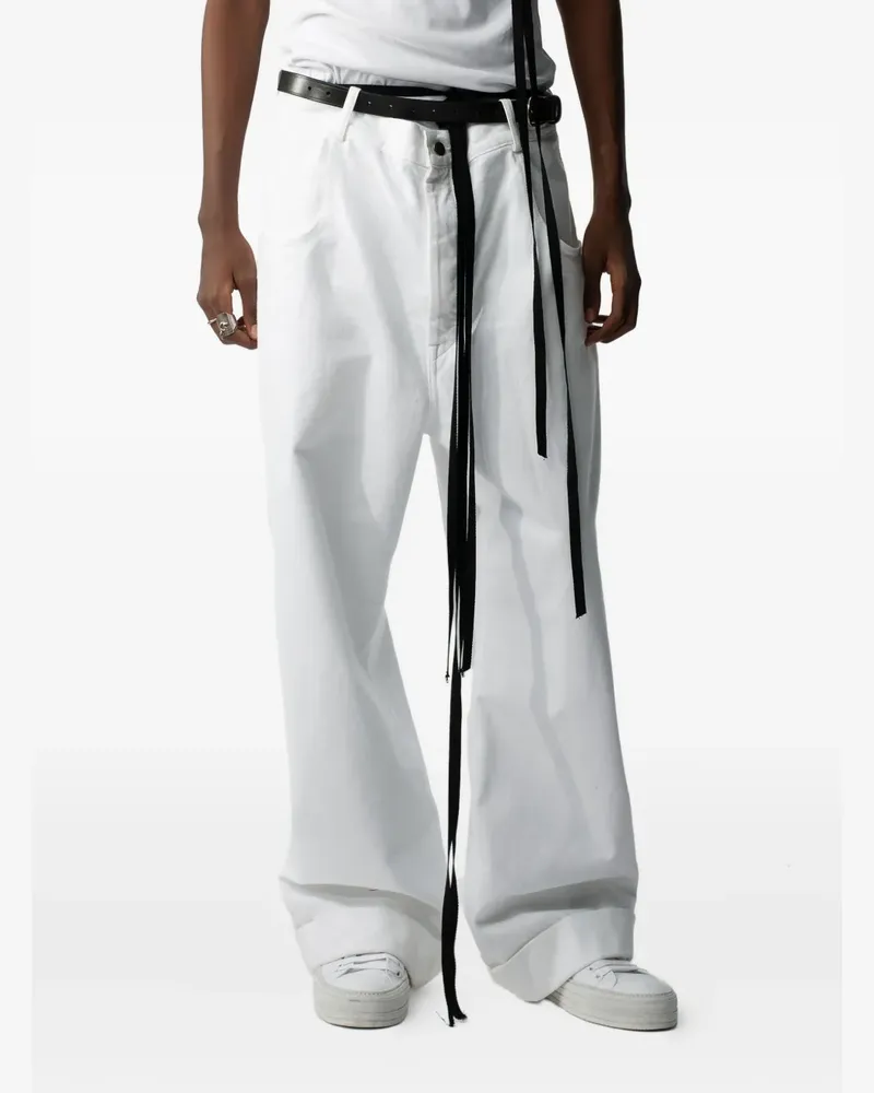 Ann Demeulemeester Ronald Five-Pocket-Jeans - Weiß Weiß