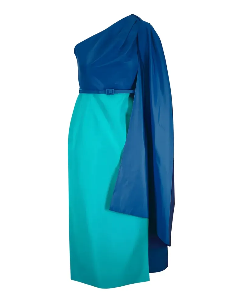 Carolina Herrera New York one-shoulder midi dress - Blau Blau