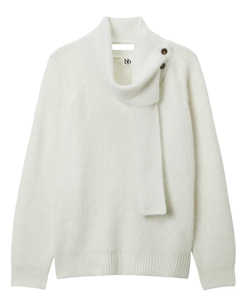 b+ab button roll-neck sweater - Nude Nude