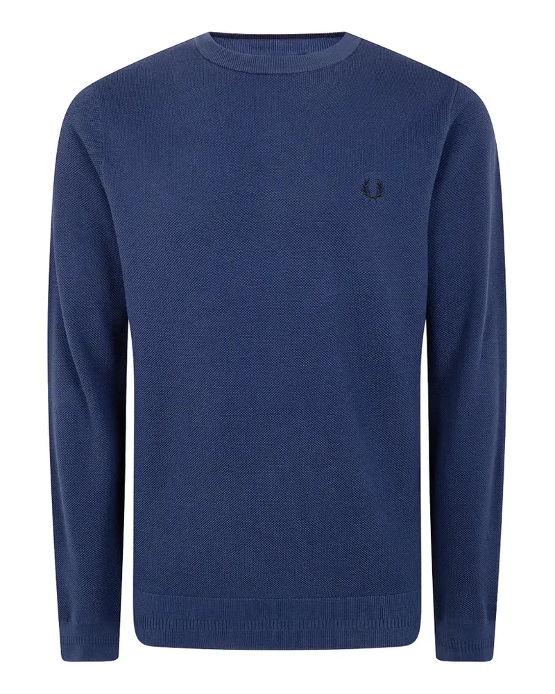 Fred Perry Pullover mit Rundhalsausschnitt - Blau Blau